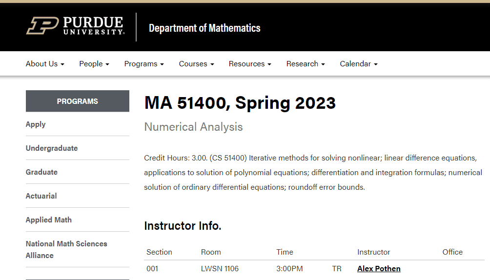 数学代写|MA51400 Numerical analysis