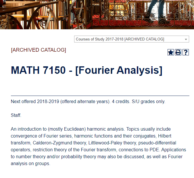 数学代写|MATH7150 Fourier analysis