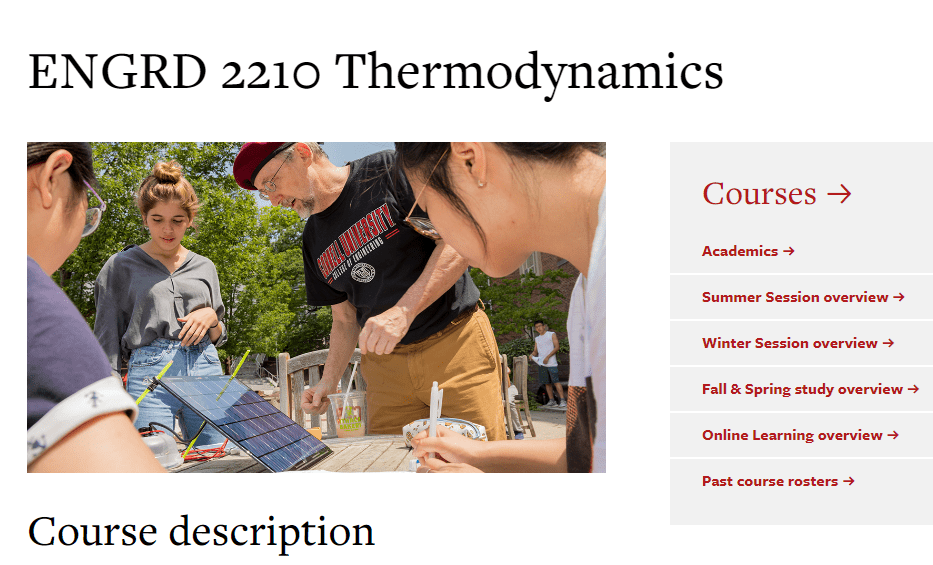 物理代写|ENGRD2210 Thermodynamics