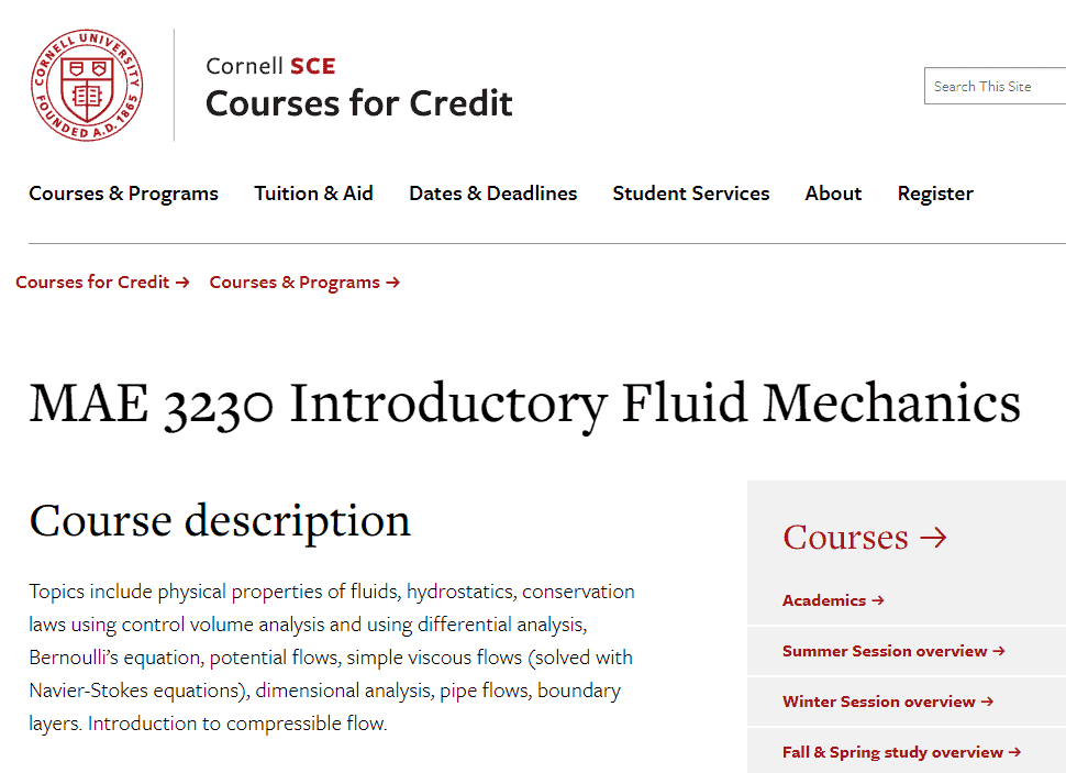 物理代写|MAE3230 Fluid Mechanics