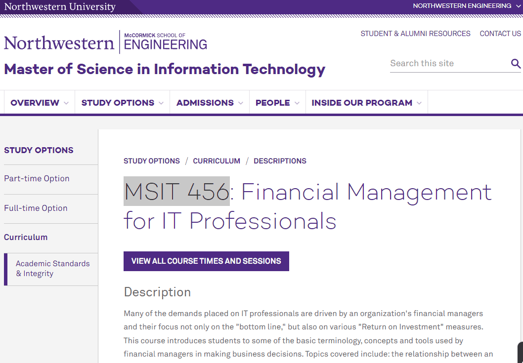会计代写|MSIT456 Financial Management