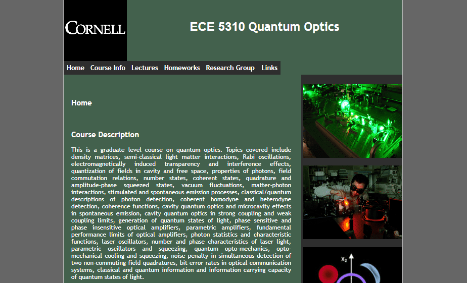 物理代写|ECE5310 Quantum Optics