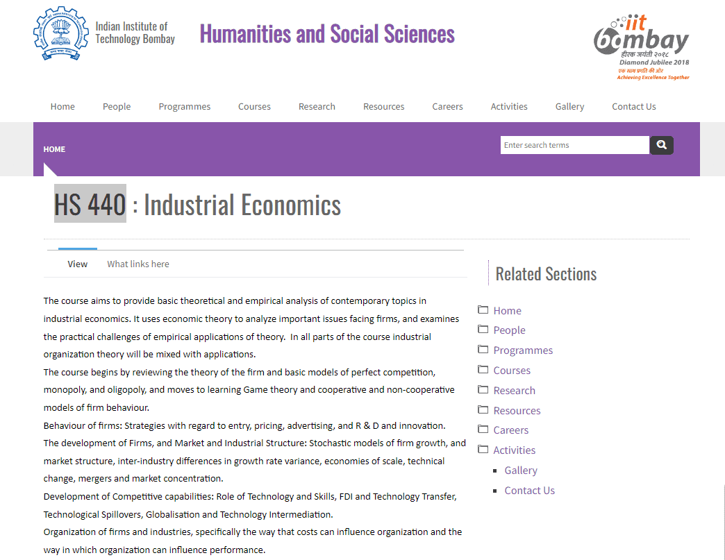 经济代写|HS440 Industrial Economics